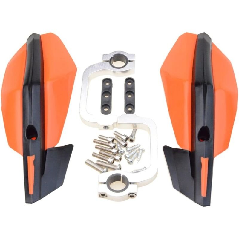 7/8" 22Mm Handguards Motocross Handlebar Hand Brush Guard Replacement For Motocross Dirt Bike Atv Off ROad Orange 1 7/8″ 22Mm Handguards Motocross Handlebar Hand Brush Guard Replacement For Motocross Dirt Bike Atv Off ROad Orange