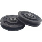 90Mm Bearing Nylon Pulley, Muscle Training Pulley, Universal Wheel For Cable Machine Gym Equipment Garage Door, Sliding