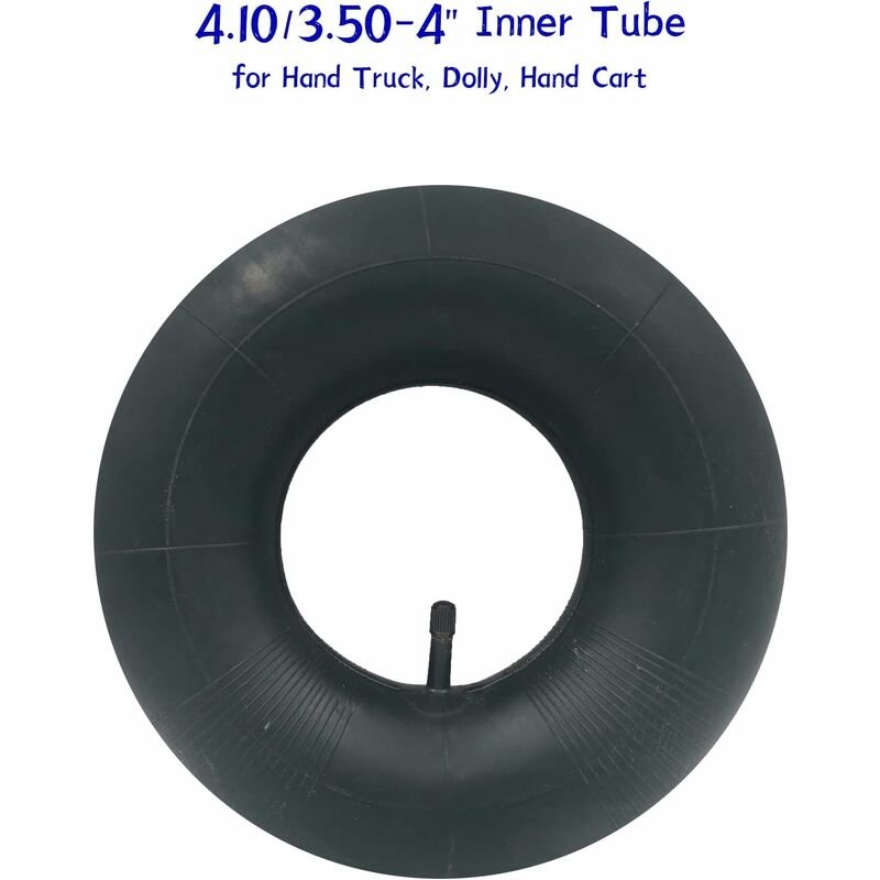 2 pcs 4.10/3.50-4 Inner Tube Tire Tr-13 Straight Valve For Hand Truck, Trolley, Hand Cart, Garden Cart, Lawn Mower 2 2 pcs 4.10/3.50-4 Inner Tube Tire Tr-13 Straight Valve For Hand Truck, Trolley, Hand Cart, Garden Cart, Lawn Mower - image 2