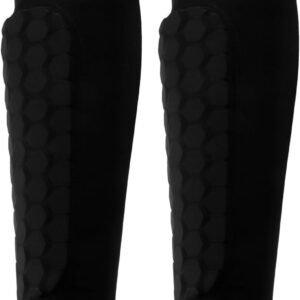 Shin guards - Football shin guards - Children's football shin guards - Shin guard straps - Premium leg protection with sleeves - Comfortable and impact-resistant - Size M - Suitable for training and competition