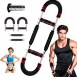 Arm Trainer – U-Shaped Twister – Adjustable Chest Enlarger with 3 Resistance Levels – Detachable Fitness Chest Enlarger – Portable Arm, Chest, and Shoulder Trainer