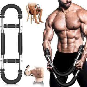 Arm Trainer – U-Shaped Twister – Adjustable Chest Enlarger with 3 Resistance Levels – Detachable Fitness Chest Enlarger – Portable Arm, Chest, and Shoulder Trainer
