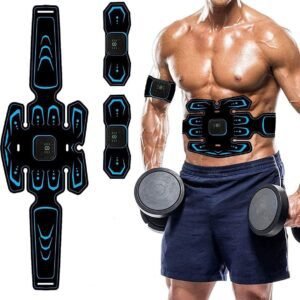 Abdominal Trainers – Abdominal Muscles – Rechargeable – Slimming Belt – Electrical ABS Stimulator – Professional Arm and Leg Belt – Training Equipment for Home, Office and Gym