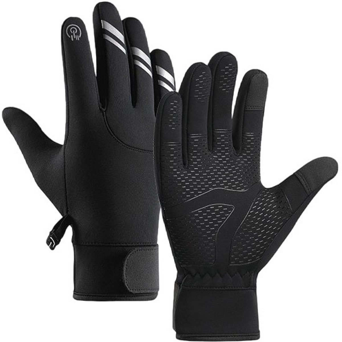 Gloves - Cycling Gloves - Winter Gloves - Sports Gloves - Touchscreen Winter Gloves - Winter Cycling Gloves - Men's - Heated - Waterproof - Warmly Lined - For Motorcycling and Skiing (M) 1 Gloves – Cycling Gloves – Winter Gloves – Sports Gloves – Touchscreen Winter Gloves – Winter Cycling Gloves – Men’s – Heated – Waterproof – Warmly Lined – For Motorcycling and Skiing (M)