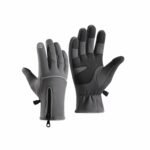Gloves – Cycling Gloves – Winter Gloves – Sports Gloves – Waterproof and Windproof Gloves – Anti-slip and Shock-absorbing Gloves – Touchscreen Compatible Gloves – Driving Gloves – Fishing Gloves – Unisex – Grijs