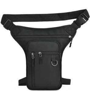 Fanny pack – Men’s fanny pack – Women’s fanny pack – Waterproof tactical leg bag – Fanny pack – Multifunctional motorcycle bag for men and women – Travel, camping, running, cycling