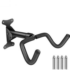 Bike rack – Wall-mounted bike rack – Stainless steel, can support 30 kg – Adjustable handlebar angle – Retractable wall-mounted bike rack – Suitable for indoor garages