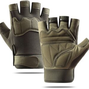 Gloves – Cycling Gloves – Gloves – Winter Gloves – Sports Gloves – Motorcycle Gloves – Padded Mittens – For Cycling, Walking, Climbing and Outdoor Sports – Army Green (M)
