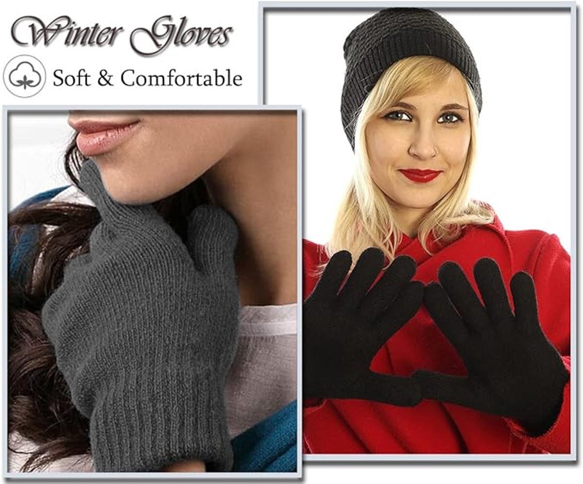 Winter Gloves - Men's Gloves - Warm Winter Gloves - Thick Unisex Gloves - Women's Gloves - Thermal Wool - Knitted Touchscreen Gloves - Perfect for Motorcycling - Outdoor Work - Sports - Christmas - Christmas Gift 3 Winter Gloves – Men’s Gloves – Warm Winter Gloves – Thick Unisex Gloves – Women’s Gloves – Thermal Wool – Knitted Touchscreen Gloves – Perfect for Motorcycling – Outdoor Work – Sports – Christmas – Christmas Gift - image 3