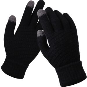 Gloves – Winter Gloves – Outdoor Gloves – Men’s Winter Gloves – Warm Winter Gloves for Touchscreen Use – Super Soft and Non-Slip – For Sports, Cycling, Motorcycling – Men’s and Women’s