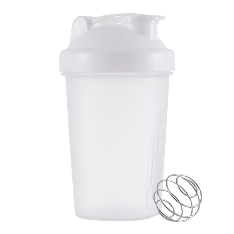 400ml Protein Shaker with Leak-proof Design, Stainless Steel Strainer and Measuring Scale, Multiple Colors, White 1 400ml Protein Shaker with Leak-proof Design, Stainless Steel Strainer and Measuring Scale, Multiple Colors, White