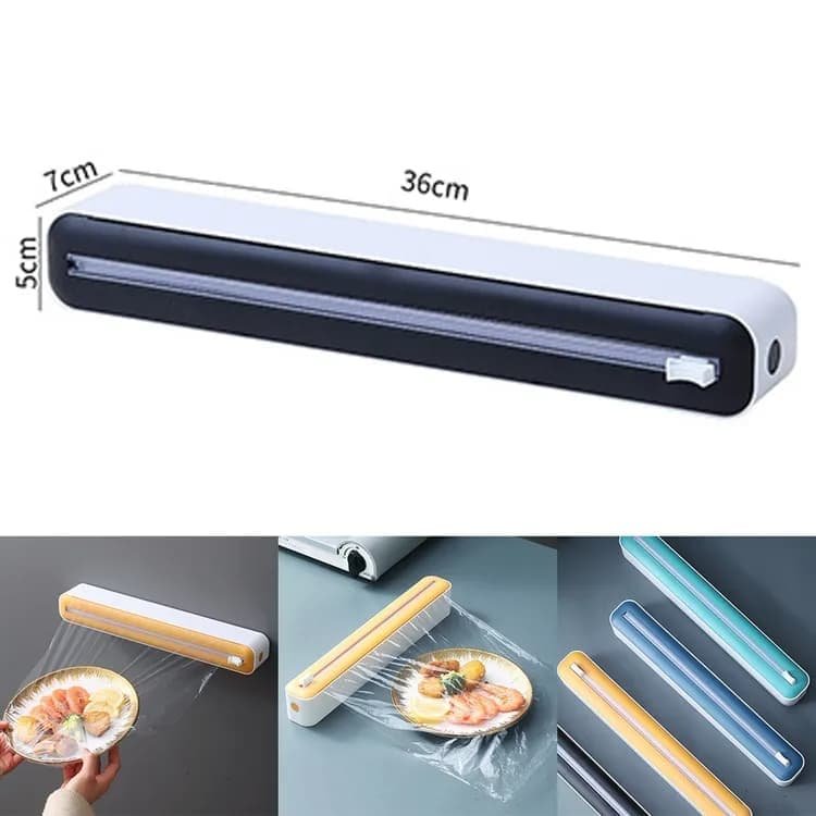 Aluminum Foil Cutter Holder 36x7x5cm, Black 2 Aluminum Foil Cutter Holder 36x7x5cm, Black - image 2