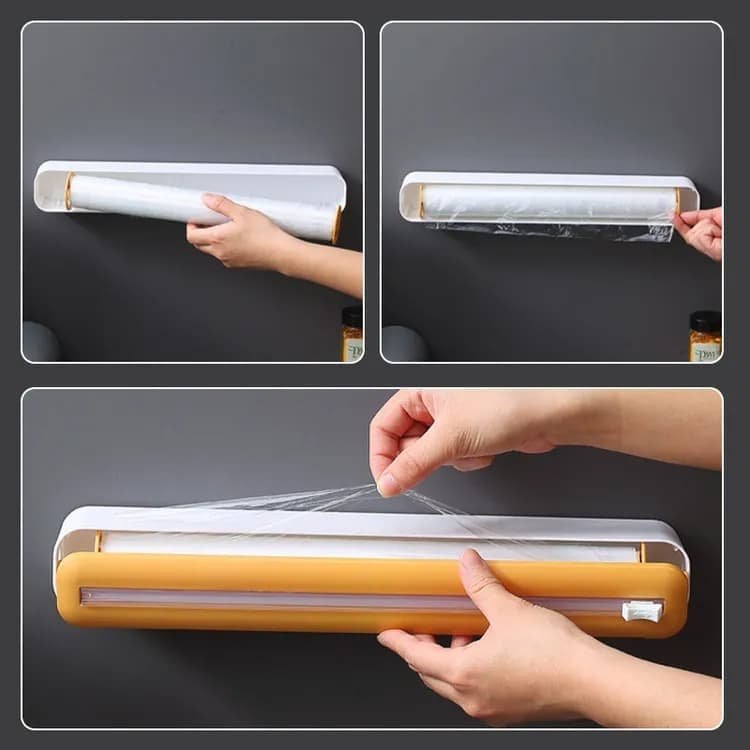 Aluminum Foil Cutter Holder 36x7x5cm, Black 4 Aluminum Foil Cutter Holder 36x7x5cm, Black - image 4