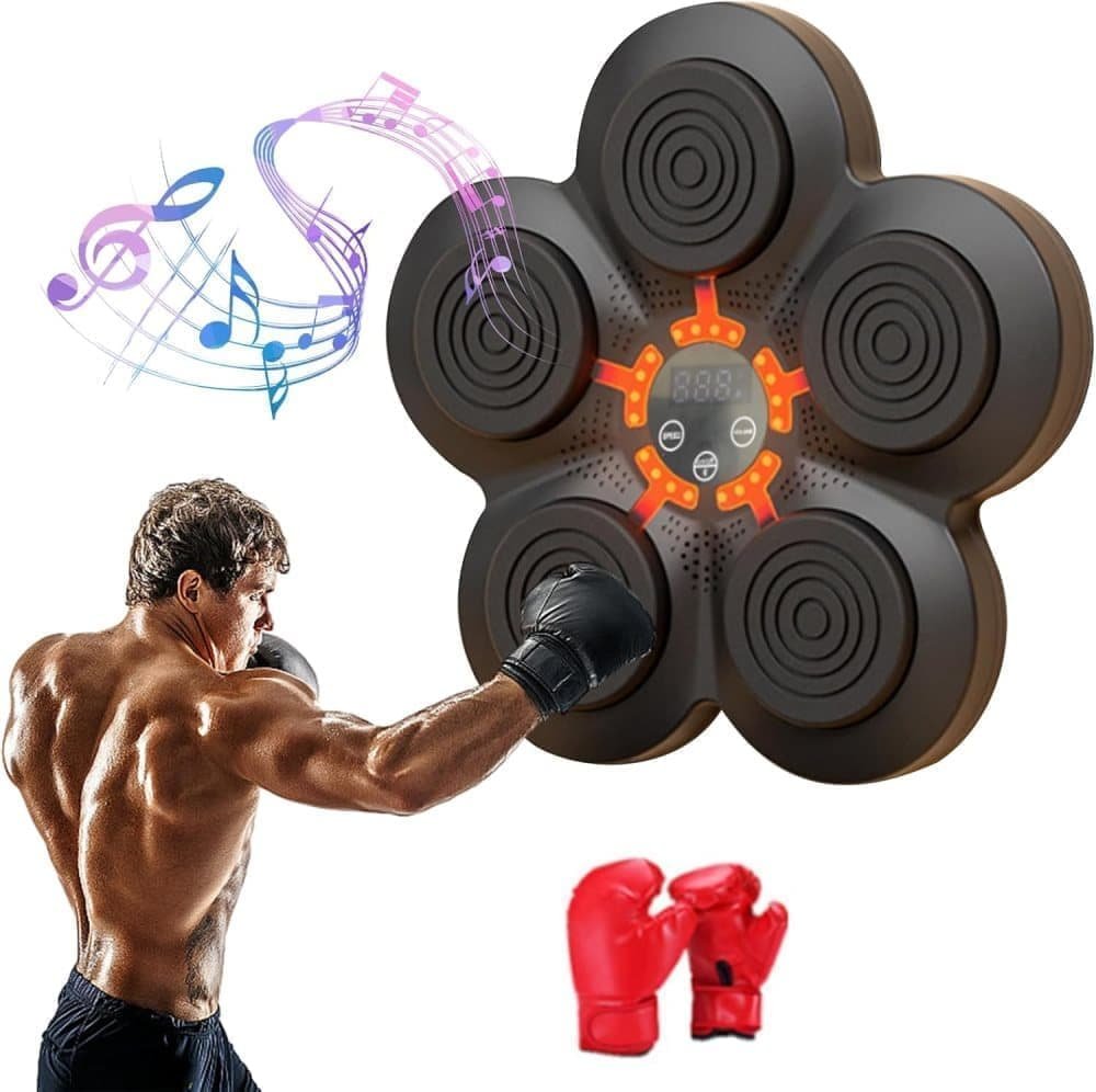 Smart Electric Boxing Trainer with Speaker, Black, Compatible with Smart Music Boxing Machine(Adults) 1 Smart Electric Boxing Trainer with Speaker, Black, Compatible with Smart Music Boxing Machine(Adults)
