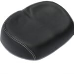 Black Bicycle Saddle Shock Absorbing Wide Seat Cushion Unisex, 26 x 17 x 9 cm