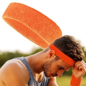Headband | Headband | Sweatband | Sweatbands | Head | Sports band | Orange