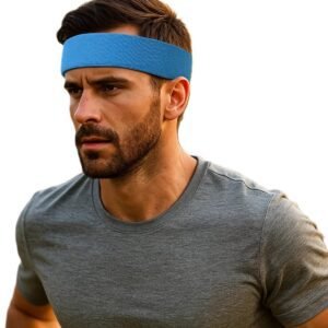 Headband | Headband | Sweatband | Sweatbands | Head | Sports band | Light blue