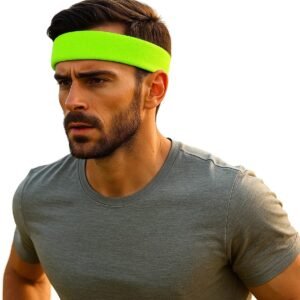 Headband | Headband | Sweatband | Sweatbands | Head | Sports band | Neon Green