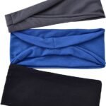 Headband Set – 3 Pieces – Sports Headband Unisex – Elastic Non-Slip