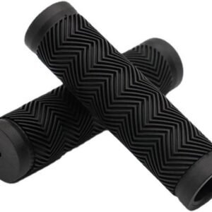Bicycle handlebar grips – 90 mm long – suitable for bicycles, mountain bikes, beach cruisers, scooters, and folding bikes – soft, comfortable, and non-slip.