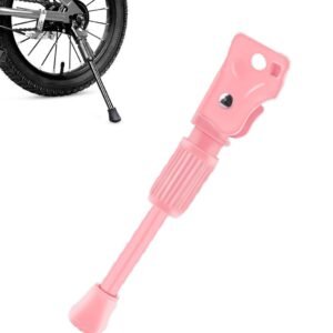 14 Inch – Bicycle Stand for Children’s Bikes – MTB Kickstand – Single Bicycle Stand – Bicycle Accessories for Children – Bicycle Stand – Side Stand for Bicycles – Bicycle, E-Bike, City Bike & Mountain Bike – Pink – Easy to Install