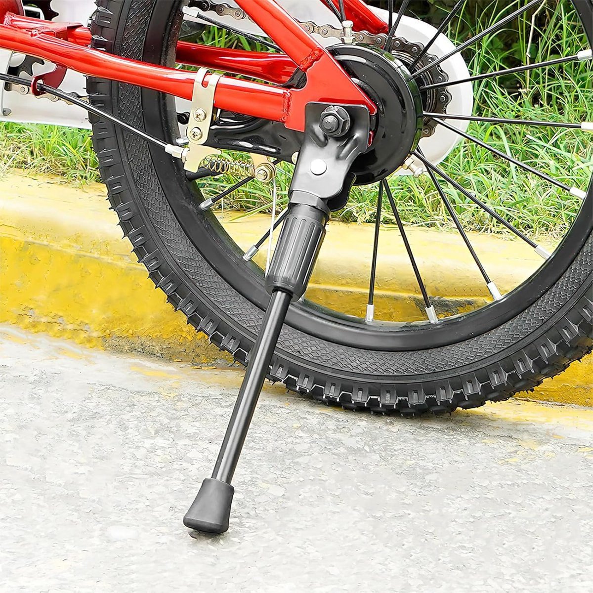 14 Inch - Bicycle Stand for Children's Bikes - MTB Kickstand - Single Bicycle Stand - Bicycle Accessories for Children - Bicycle Stand - Side Stand for Bicycles - Bicycle, E-Bike, City Bike & Mountain Bike - Pink - Easy to Install 3 14 Inch – Bicycle Stand for Children’s Bikes – MTB Kickstand – Single Bicycle Stand – Bicycle Accessories for Children – Bicycle Stand – Side Stand for Bicycles – Bicycle, E-Bike, City Bike & Mountain Bike – Pink – Easy to Install - image 3