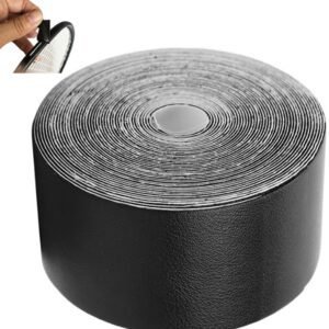 Tennis – Professional Tennis Racket Head Protection Tape – Thickened Racket Protection Tape – Frame Protector – Racket Accessories – Soft – Prevent paint from peeling – Universal – for Tennis/ Badminton/ Squash – 3.5cm x 5m – Black
