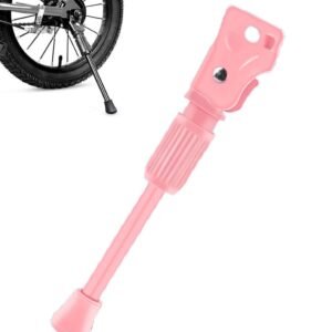 18 Inch – Bicycle Stand for Children’s Bikes – MTB Kickstand – Single Bicycle Stand – Bicycle Accessories for Children – Bicycle Stand – Side Stand for Bicycles – Bicycle, E-Bike, City Bike & Mountain Bike – Pink – Easy to Install