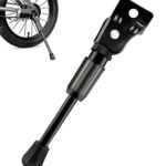 16 Inch – Bicycle Stand for Children’s Bikes – MTB Kickstand – Single Bicycle Stand – Bicycle Accessories for Children – Bicycle Stand – Side Stand for Bicycles – Bicycle, E-Bike, City Bike & Mountain Bike – Black – Easy to Install
