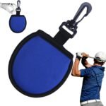 Golf Bag – Bag For Golf Balls – Golf Bag Storage Bag – Pocket-Sized Golf Ball Cleaner – Waist Bag For Golfers – With Hooks – For Golf Balls – For Water Bottle And Towel Holder – Blue