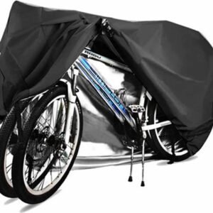 Universal Bike Cover for All Bikes – Waterproof Ultra Strong Oxford – Bike Cover for 1 / 2 Bikes – Bike Protective Cover – Bicycle Cover – Electric Bike, Mountain Bike, Etc – Black – For Bike Carrier and Storage
