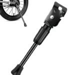 18 Inch – Bicycle Stand for Children’s Bikes – MTB Kickstand – Single Bicycle Stand – Bicycle Accessories for Children – Bicycle Stand – Side Stand for Bicycles – Bicycle, E-Bike, City Bike & Mountain Bike – Black – Easy to Install
