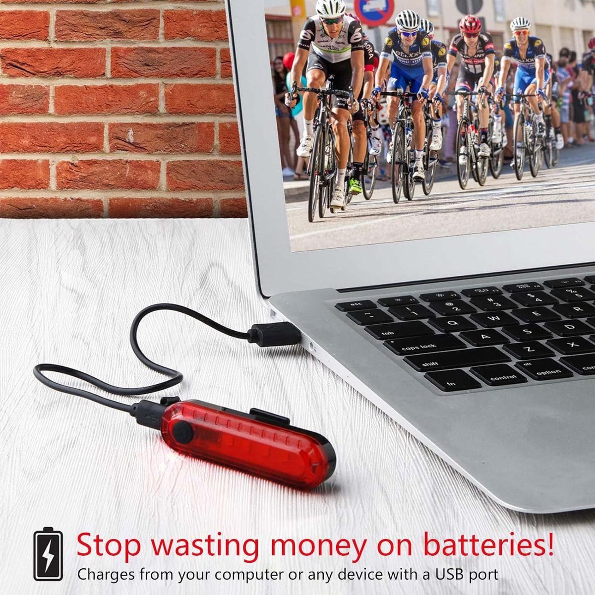 2-Piece Bicycle Light - Bicycle Rear Light - Bicycle Rear Lights - Front Light & Rear Light - USB Rechargeable Bicycle Lighting - LED Bicycle Light - Bicycle Lights - Drop-Resistant & Waterproof - Bicycle Light Suitable For Any Bike - for Night Riding - R 3 2-Piece Bicycle Light – Bicycle Rear Light – Bicycle Rear Lights – Front Light & Rear Light – USB Rechargeable Bicycle Lighting – LED Bicycle Light – Bicycle Lights – Drop-Resistant & Waterproof – Bicycle Light Suitable For Any Bike – for Night Riding – R - image 3