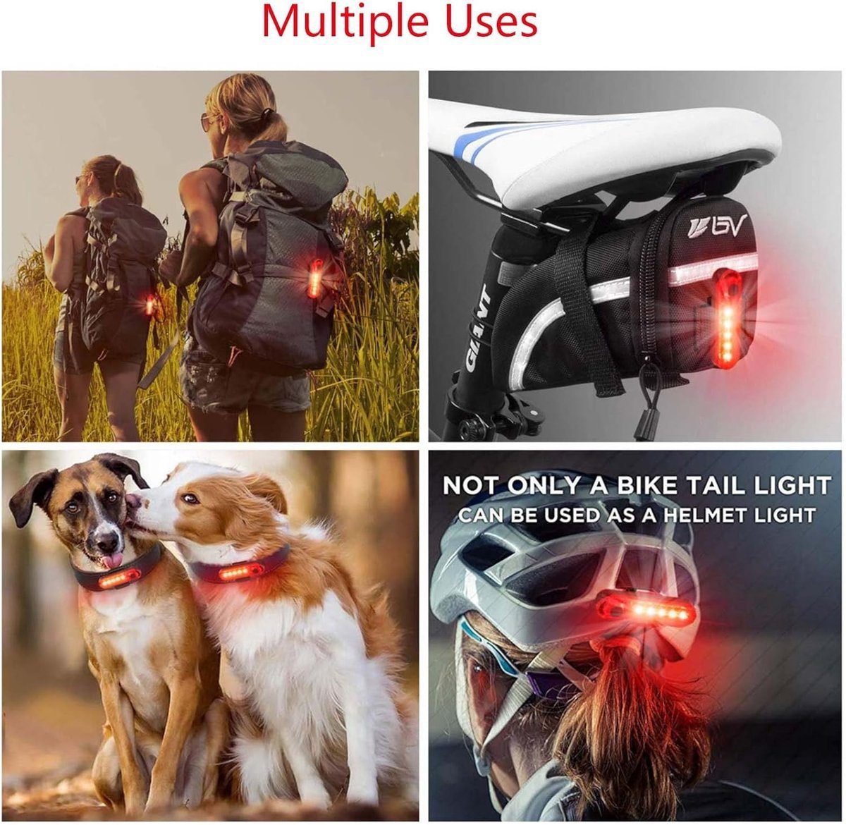 2-Piece Bicycle Light - Bicycle Rear Light - Bicycle Rear Lights - Front Light & Rear Light - USB Rechargeable Bicycle Lighting - LED Bicycle Light - Bicycle Lights - Drop-Resistant & Waterproof - Bicycle Light Suitable For Any Bike - for Night Riding - R 5 2-Piece Bicycle Light – Bicycle Rear Light – Bicycle Rear Lights – Front Light & Rear Light – USB Rechargeable Bicycle Lighting – LED Bicycle Light – Bicycle Lights – Drop-Resistant & Waterproof – Bicycle Light Suitable For Any Bike – for Night Riding – R - image 5