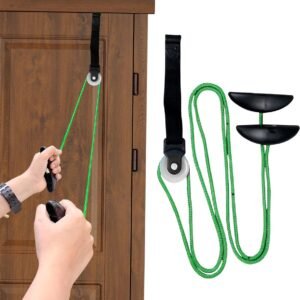 Shoulder Trainer – Shoulder Pulley – Shoulder Pulley Hand Support – Shoulder Pulley – Rehabilitation Exercise Device – Suspension Trainer – Shoulder Strap – for frozen shoulder and hand physiotherapy – Relieves Shoulder Pain – Green
