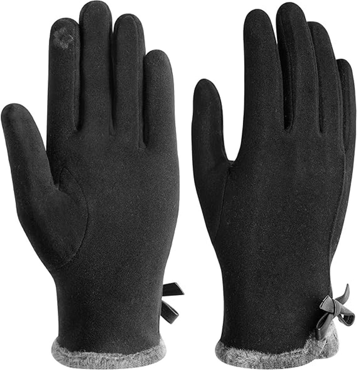 Gloves - women's gloves - winter gloves - Winter gloves - Insulated touchscreen gloves - touchscreen gloves for index finger - Cycling Gloves - Elegant and stylish - Black 1 Gloves – women’s gloves – winter gloves – Winter gloves – Insulated touchscreen gloves – touchscreen gloves for index finger – Cycling Gloves – Elegant and stylish – Black