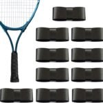 10 pieces – Racket grips – Racket Grip Tape – Badminton grip tape – Tennis racket grip tape – anti-slip grip tape for tennis rackets – replacement overgrip – sports accessories – for tennis rackets, tennis, squash – 1200*25*0.6mm – black