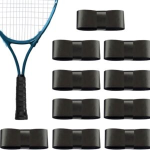 10 pieces – Racket grips – Racket Grip Tape – Badminton grip tape – Tennis racket grip tape – anti-slip grip tape for tennis rackets – replacement overgrip – sports accessories – for tennis rackets, tennis, squash – 1200*25*0.6mm – black