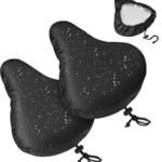 2 pieces – Bicycle Saddle Cover – Bicycle Saddle Cover – Waterproof Saddle Cover – Cover for Bicycle Saddle – Rain Cover – Saddle Cover – with drawstring – outdoor saddle cover – bicycle accessories – waterproof – universal – rain and dust protection – 24