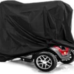 Electric Scooter Cover – Oxford Fabric 210D Electric Scooter Cover – Waterproof Scooter Cover – Dustproof – Snowproof – Sunproof – Rainproof – Protective Cover – Black – 170×61×117 cm
