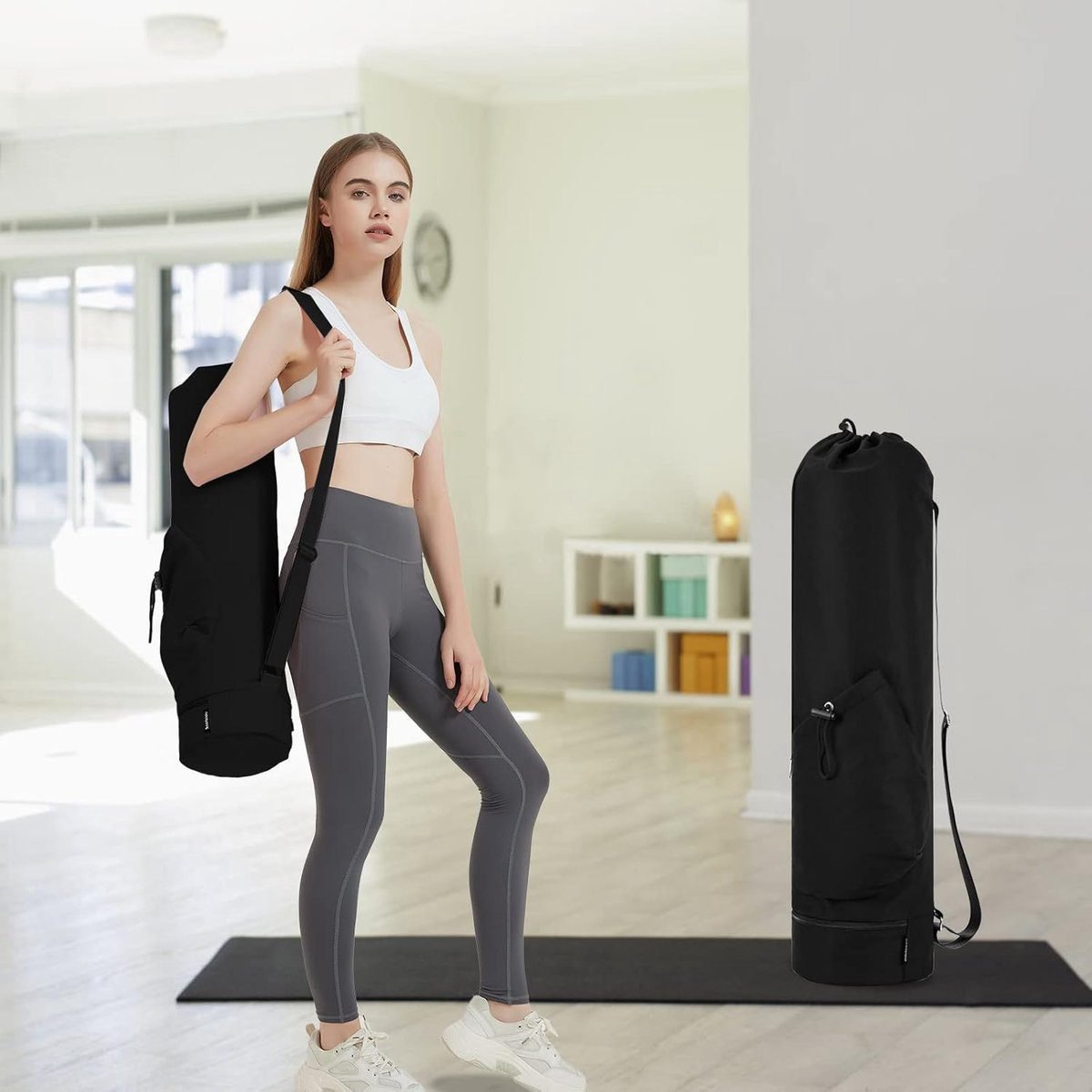 Yoga Mat Bag - Large Yoga Bag - Waterproof Yoga Mat Bag 2 Yoga Mat Bag – Large Yoga Bag – Waterproof Yoga Mat Bag - image 2