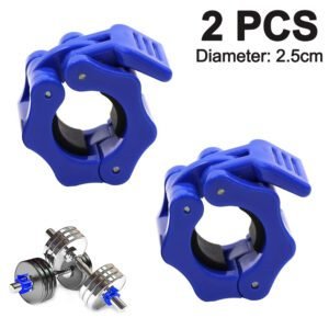 2 pcs Gym Barbell Clamps Quick Release Barbell Collar Clamps for