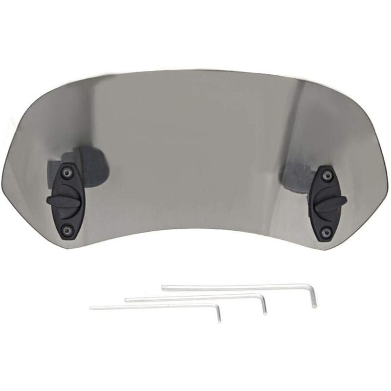 Motorcycle Windshield Adjustable Clip-On Windshield Wind Deflector Windscreen Accessories for Motorcycle Tawny 1 Motorcycle Windshield Adjustable Clip-On Windshield Wind Deflector Windscreen Accessories for Motorcycle Tawny
