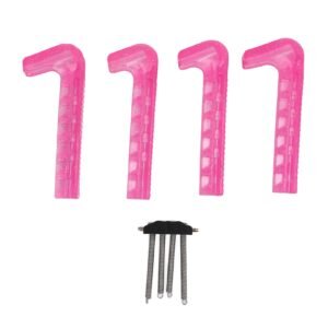 Skate Guards for Hockey Skate Blade Protectors Non-Slip Adjustable Soft Plastic 4 pcs for Home