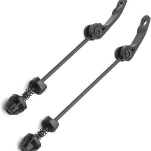 Road Mountain Bicycle MTB Wheel Hub Front and Rear Skewers Quick Release Skewer Clip Bolt Lever Axle QR 145/180 mm, a Pair