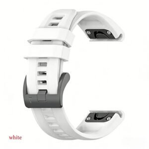 26mm Silicone Strap for Garmin fenix 7X 7 7S 6X 6 Pro 6S 5 5X Plus Smartwatch Bracelet for Garmin Descent mk2i mk3 51mm 12 12 Garmin Fenix 7S