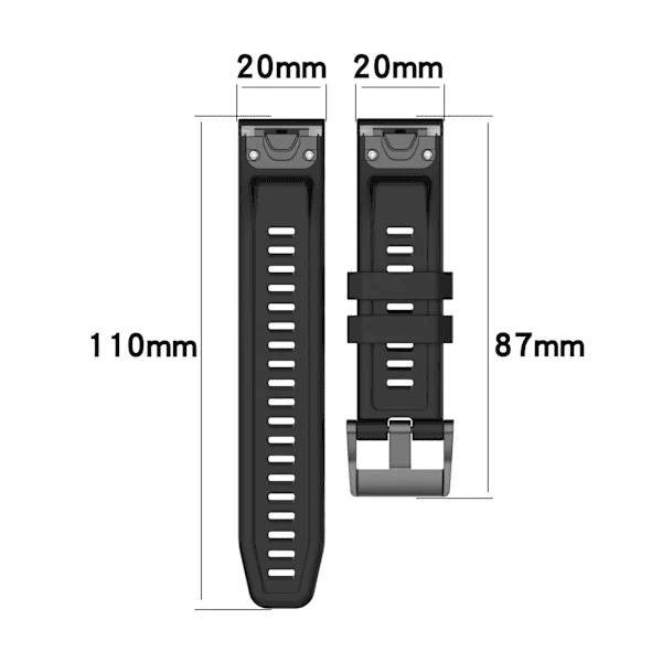26mm Silicone Strap for Garmin fenix 7X 7 7S 6X 6 Pro 6S 5 5X Plus Smartwatch Bracelet for Garmin Descent mk2i mk3 51mm 12 12 Garmin Fenix 7S 2 26mm Silicone Strap for Garmin fenix 7X 7 7S 6X 6 Pro 6S 5 5X Plus Smartwatch Bracelet for Garmin Descent mk2i mk3 51mm 12 12 Garmin Fenix 7S - image 2