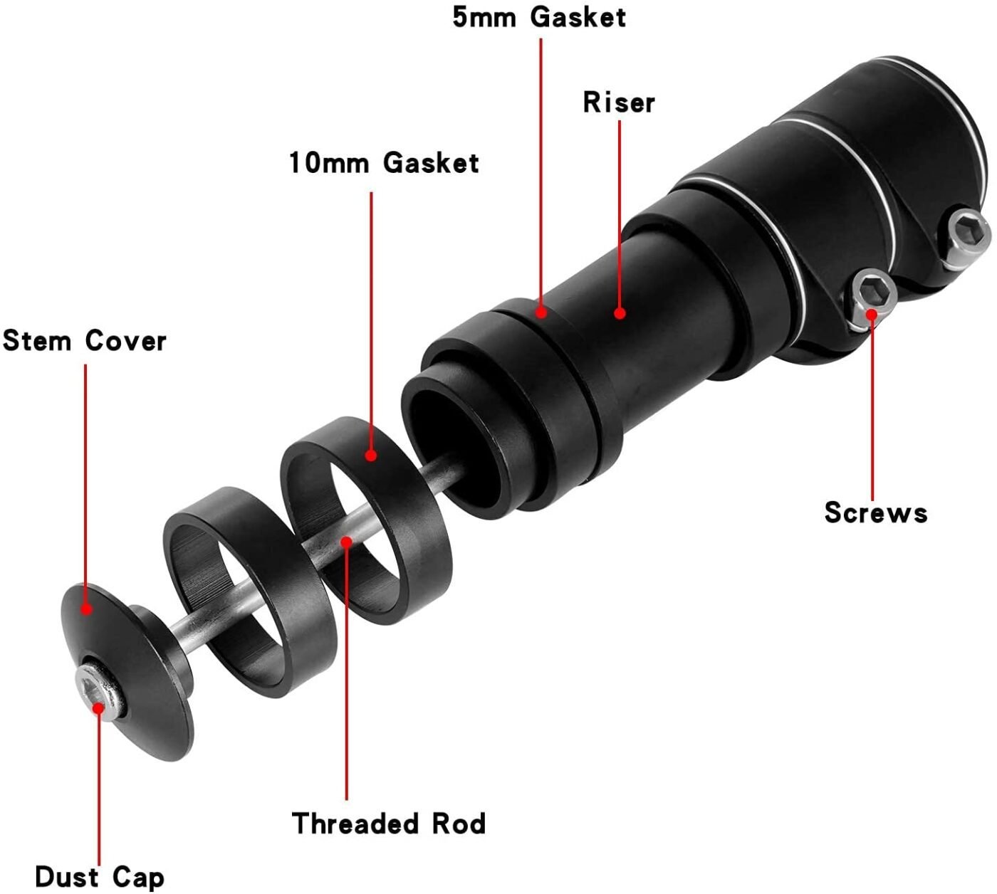 bicycle handlebar extension black 5 bicycle handlebar extension black - image 5