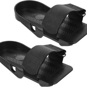 1 Pair Adjustable Flat Pedals – For Rowing Machines, Non-Slip Training Equipment – Indoor Fitness – Comfortable Pedal Design – Perfect for Home Workouts – Joint-Friendly Performance