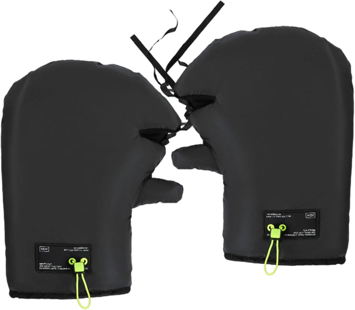 Cycling Gloves - Extra Padded Cycling Gloves - Warm Gloves - Cycling Gloves - Scooter Gloves - Hand Warmers - Cycling Accessories - With Reflective Strips - Winter - Windproof - Waterproof (Black) 1 Cycling Gloves – Extra Padded Cycling Gloves – Warm Gloves – Cycling Gloves – Scooter Gloves – Hand Warmers – Cycling Accessories – With Reflective Strips – Winter – Windproof – Waterproof (Black)